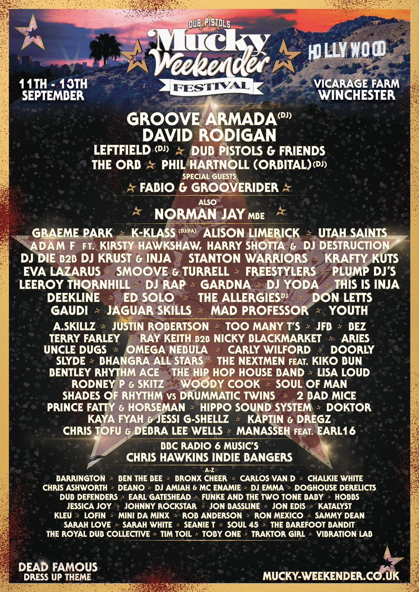 dubpistols's tweet image. 🚨 No ifs, buts, or maybes! 🚨
Mucky Weekender 2025 is set to be a sell-out by tomorrow! This is your FINAL WARNING to grab your tickets before it's too late! 🎟️✨
Why wait? You can spread the cost across 2 easy monthly payments! 💸 Don’t miss out on the adventure of a…