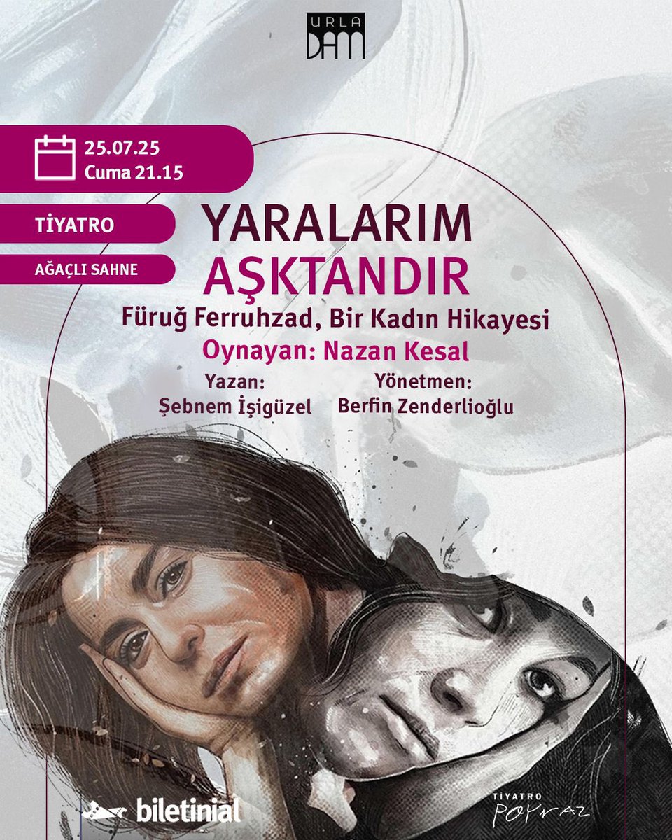 25 Temmuz Cuma saat 21.15 de
UrlaDam Ağaçlı Sahnede <a href="/URLADAM_Kultur/">Urladam Kultur</a> <a href="/KesalErcan/">Ercan Kesal</a>