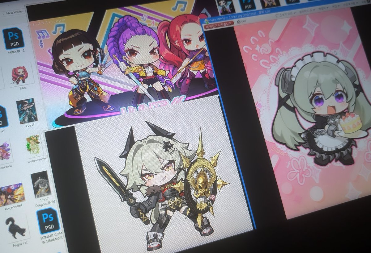 2017 vs 2025
Before the AI boom, my art used to be more complex. These days it leans trendier + more marketable.
(Not that I hate it—it’s fun!)
But I do feel like I’m not growing much artistically. Livelihood changes things. Still grateful, but I miss the old days sometimes 🤔💭