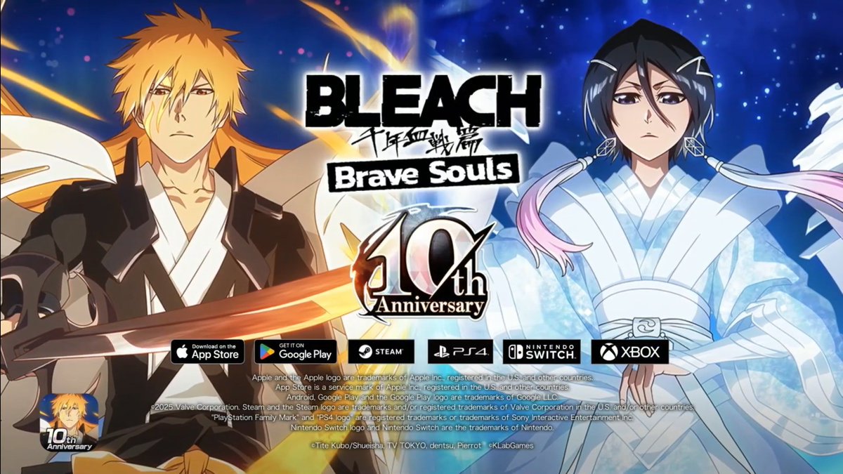BBSWorldChamp's tweet image. NEW ANNIVERSARY ICHIGO AND RUKIA REVEALED FOR THE 10TH ANNIVERSARY!! 
#BraveSouls #BLEACH #BraveSouls10th