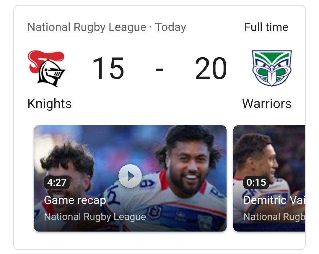 LiangRhea's tweet photo. Must admit to a fair bit of shouting in the last few seconds of the #NRLKnightsWarriors game. The last try has to be seen to be believed 🤩. Up the Wahs! #ProudKiwi 🥝 https://t.co/4WbdTOhPLI