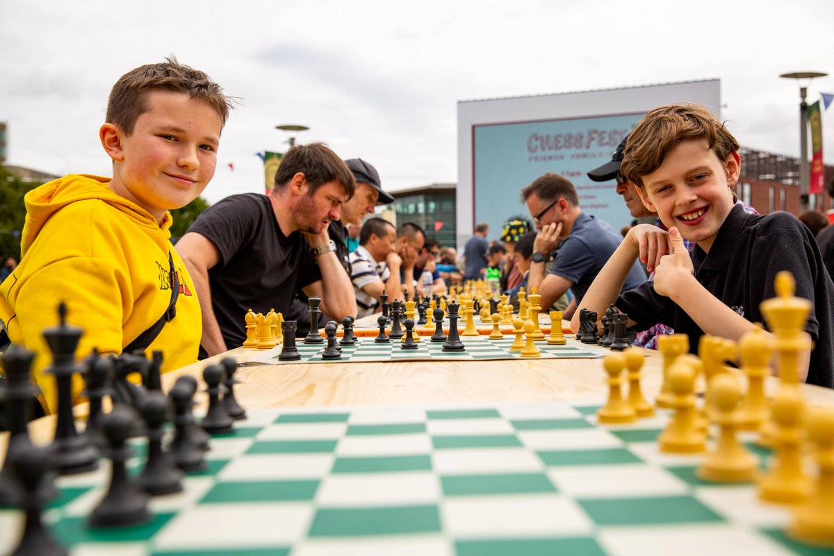 LiverpoolTIC's tweet image. ♟️ Your move, Liverpool!

#ChessFest returns to @Liverpool_ONE TODAY, 20 July, with Giant chess, Blitz tournament, free lessons + Ukrainian music &amp;amp; dance 🎶🇺🇦

Celebrate 5 years of free family fun + countdown to the British Chess Championships!
 👉 chessinthesquare.com