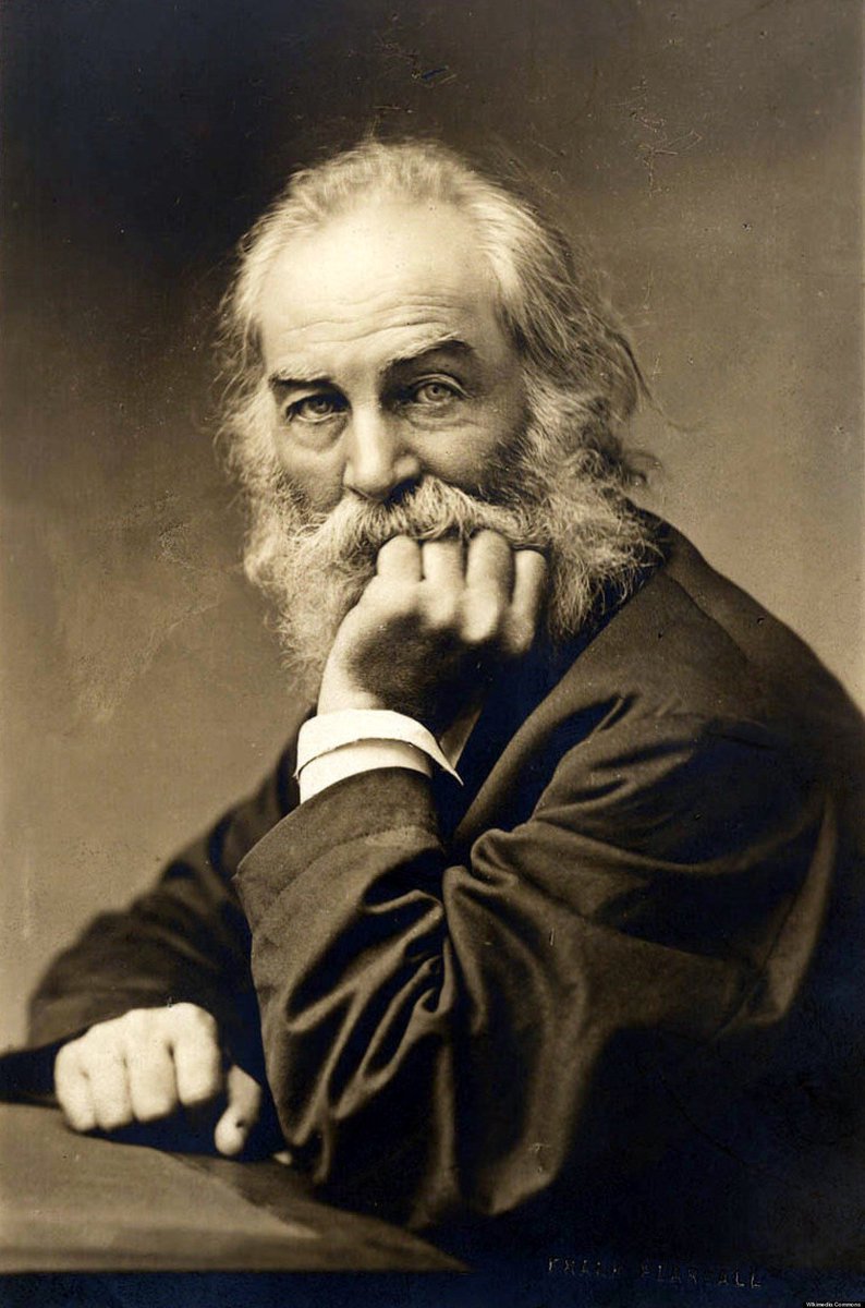 Albaeditorial's tweet image. Domingo de poetas. Walt Whitman.