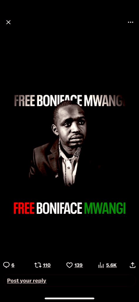 Kibet_bull's tweet image. Activism is not a crime, but dictatorship and incompetence is a crime.

#FreeBonifaceMwangi