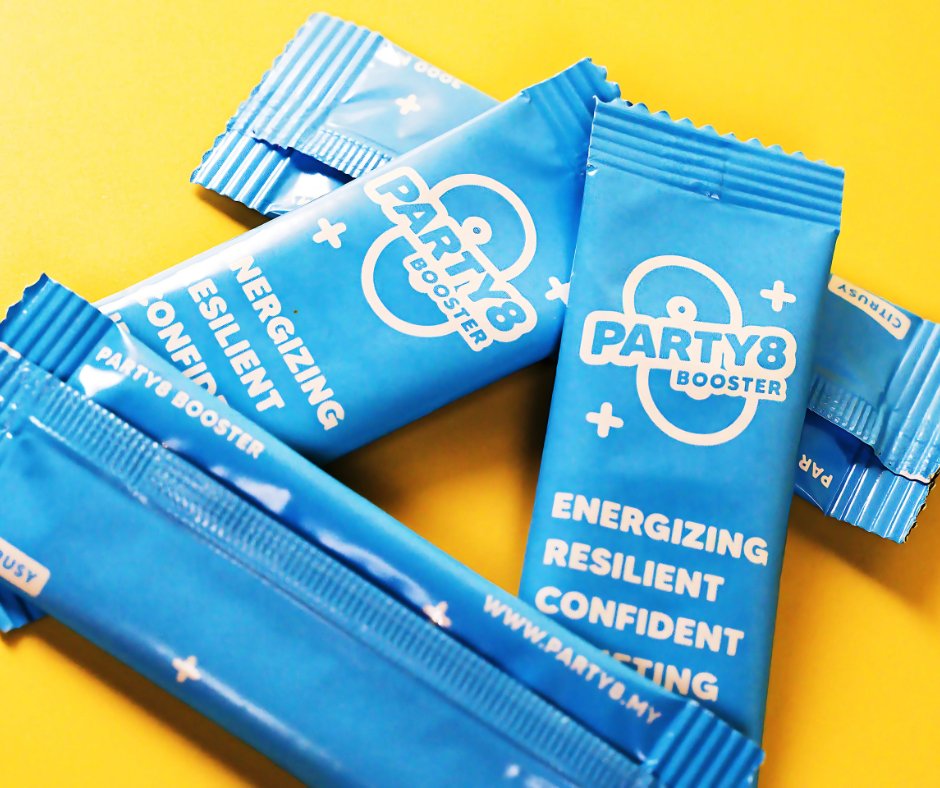 Party8my's tweet image. We’ve officially rebranded our flagship product — Party8 Hangover Recovery Aid is now called Party8 Booster! Same powerful effect, brand new look. It still helps prevent hangovers and protect your liver, but now it also boosts energy, alcohol tolerance, and mood. 

#Party8