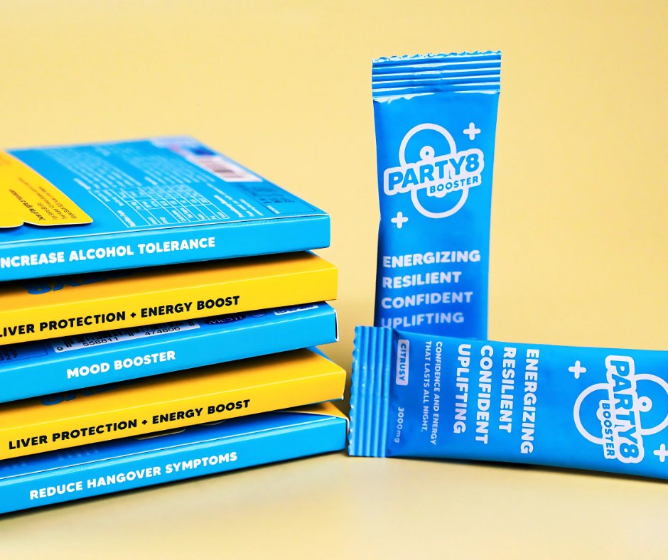 Party8my's tweet image. We’ve officially rebranded our flagship product — Party8 Hangover Recovery Aid is now called Party8 Booster! Same powerful effect, brand new look. It still helps prevent hangovers and protect your liver, but now it also boosts energy, alcohol tolerance, and mood. 

#Party8