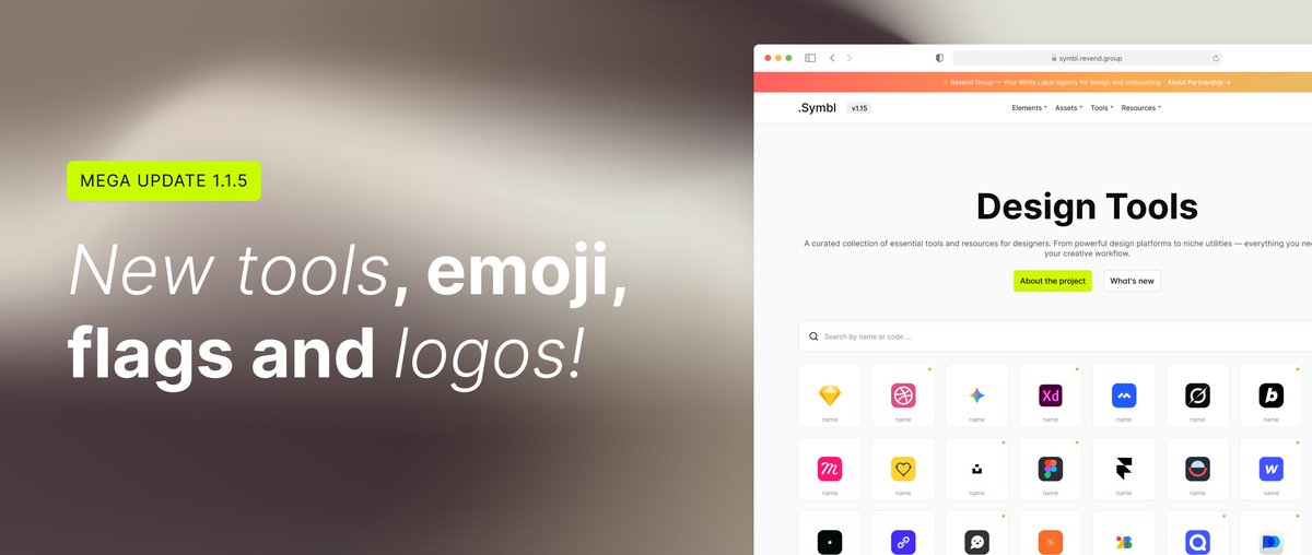 We have added a new page to our Symbl library - symbl.revend.group

Your favorite products in one place and always at your fingertips