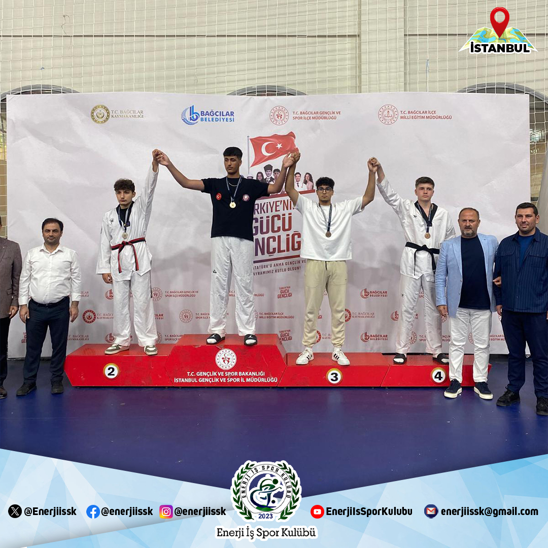 Enerjiissk's tweet photo. Enerji İş Spor Kulübü'nden İstanbul Şampiyonası'nda gururlandıran başarılar
İstanbul’da düzenlenen "15 Temmuz Demokrasi Şehitleri Ümitler ve Gençler Taekwondo İstanbul Şampiyonası"nda Enerji İş Spor Kulübü sporcuları dereceler elde ederek kulüplerini ve ailelerini gururlandırdı. https://t.co/ULCM6t6XXQ