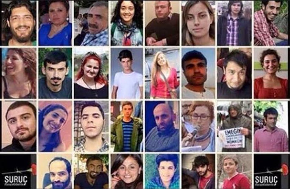 KeremFirtina's tweet photo. Anılarına saygı ve minnetle. #Suruç10Yıl https://t.co/nJ86iU1sT1