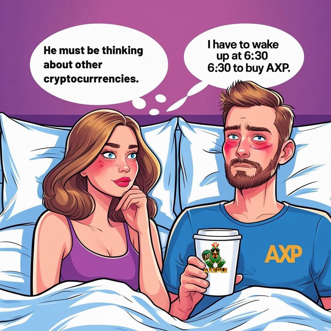 ⏰ “6:30. Caffè amaro. Nessuna luna promessa.
Solo AXP e la sveglia puntata.”
#Wakecoin #AXP #axeple #axp #wakecoin #crypto #cryptomeme #bullrun #memecoin #cryptotrading
