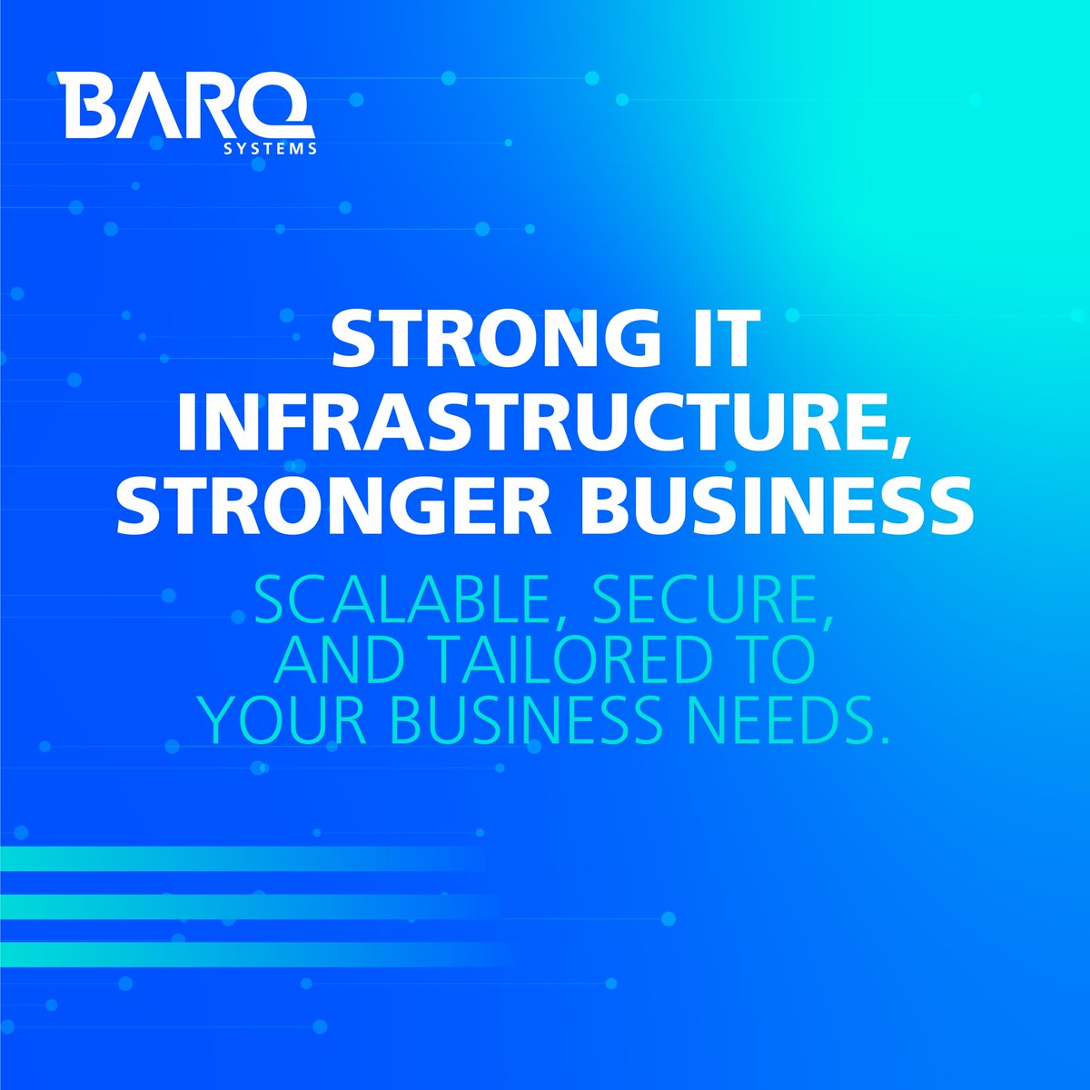 Behind every agile business is a resilient #IT backbone.
At #BARQSystems, we design infrastructure that’s built to scale, secure by design, and aligned with your strategy.
Discover how our solutions support long-term #growth: barqsystems.com/en/solutions/s…