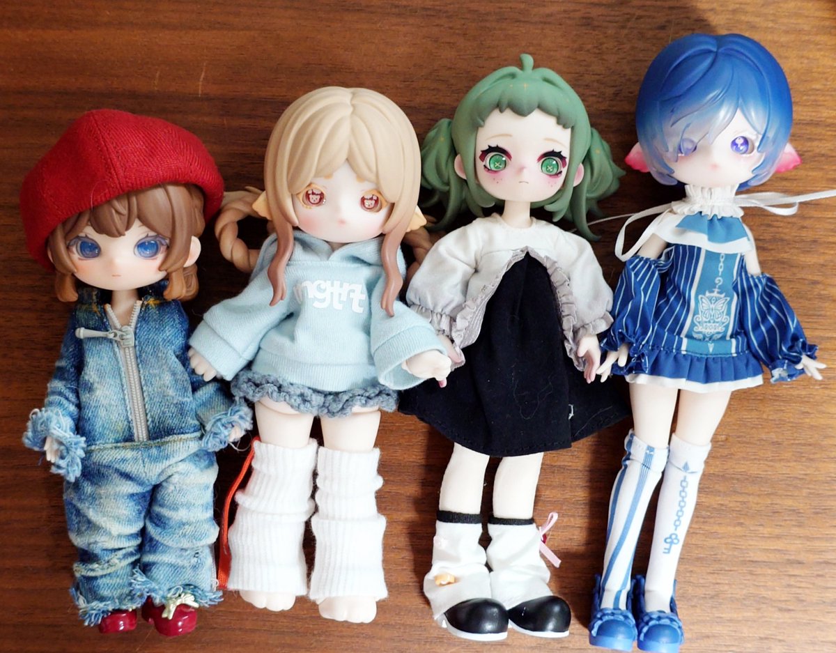 chiirarachii's tweet image. Nyssa緑っ子があまりに可愛くて、ちょっと気になっていくつか並べてみたら…顔小さい😲並べるとバランスの違いで脳がバグる😂並べちゃいけない😂
Nyssa、ボディ等の作りこみや出来はこの中で一番微妙な気がするけど、とにかく頭身バランスいいのでオススメしたい✨
#Nyssa
#アンティーユ
#リロロ