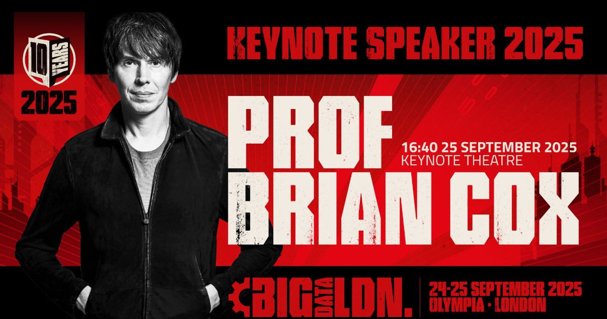Abel Aboh🇳🇬🇬🇧 (@abel_dmchampion) on Twitter photo Professor Brian Cox is coming! The <a href="/BigData_LDN/">Big Data LDN - 24/25 Sept 25</a> is the biggest data, analytics & AI event in the UK 🇬🇧. Don’t miss his unmissable keynote on 'The Universe as a Quantum Computer' - a fascinating journey through the future of data, analytics and the cosmos! Plan to attend! Professor Brian Cox is coming! The <a href="/BigData_LDN/">Big Data LDN - 24/25 Sept 25</a> is the biggest data, analytics & AI event in the UK 🇬🇧. Don’t miss his unmissable keynote on 'The Universe as a Quantum Computer' - a fascinating journey through the future of data, analytics and the cosmos! Plan to attend!