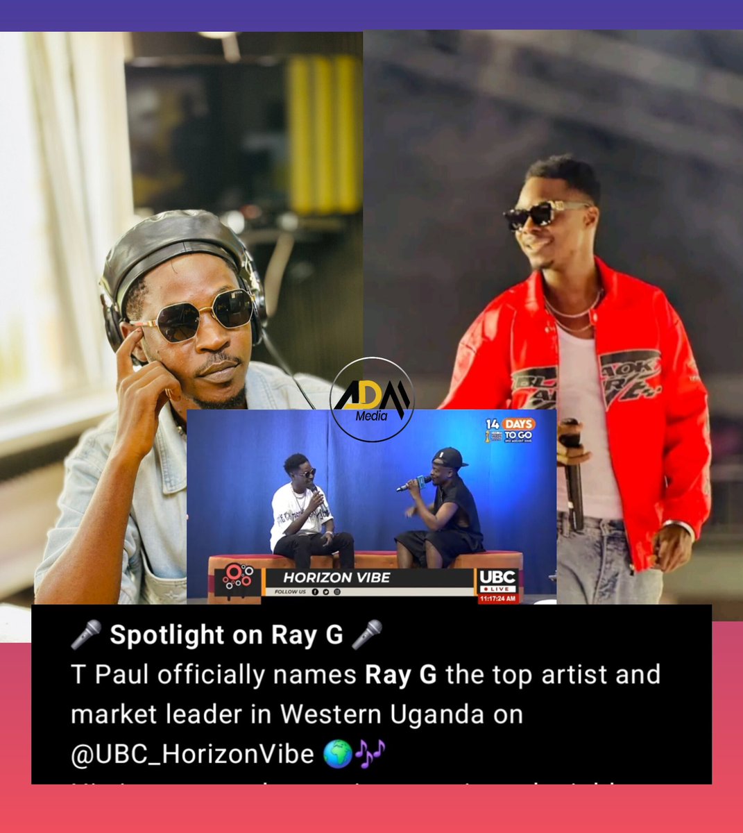 👀As seen on @UBC_HorizonVibe 🌟
#RayG #UBCHorizonVibe #WesternUganda #MusicChampion