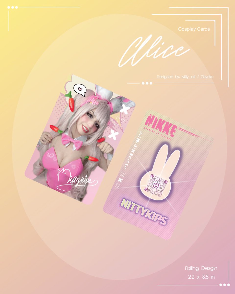 I’ve updated my instagram art page by showcasing my cosplay card ...
