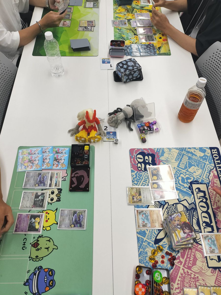 決勝戦と3位決定戦が始まりました！
 #すぷりんぴっく