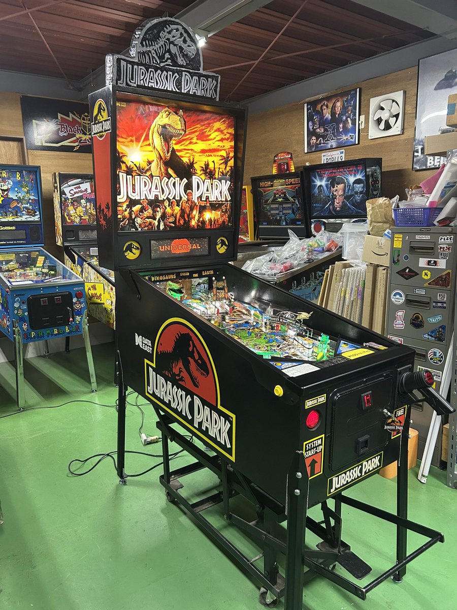 BK20004's tweet image. Data East 1993 Jurassic Park レストア完了