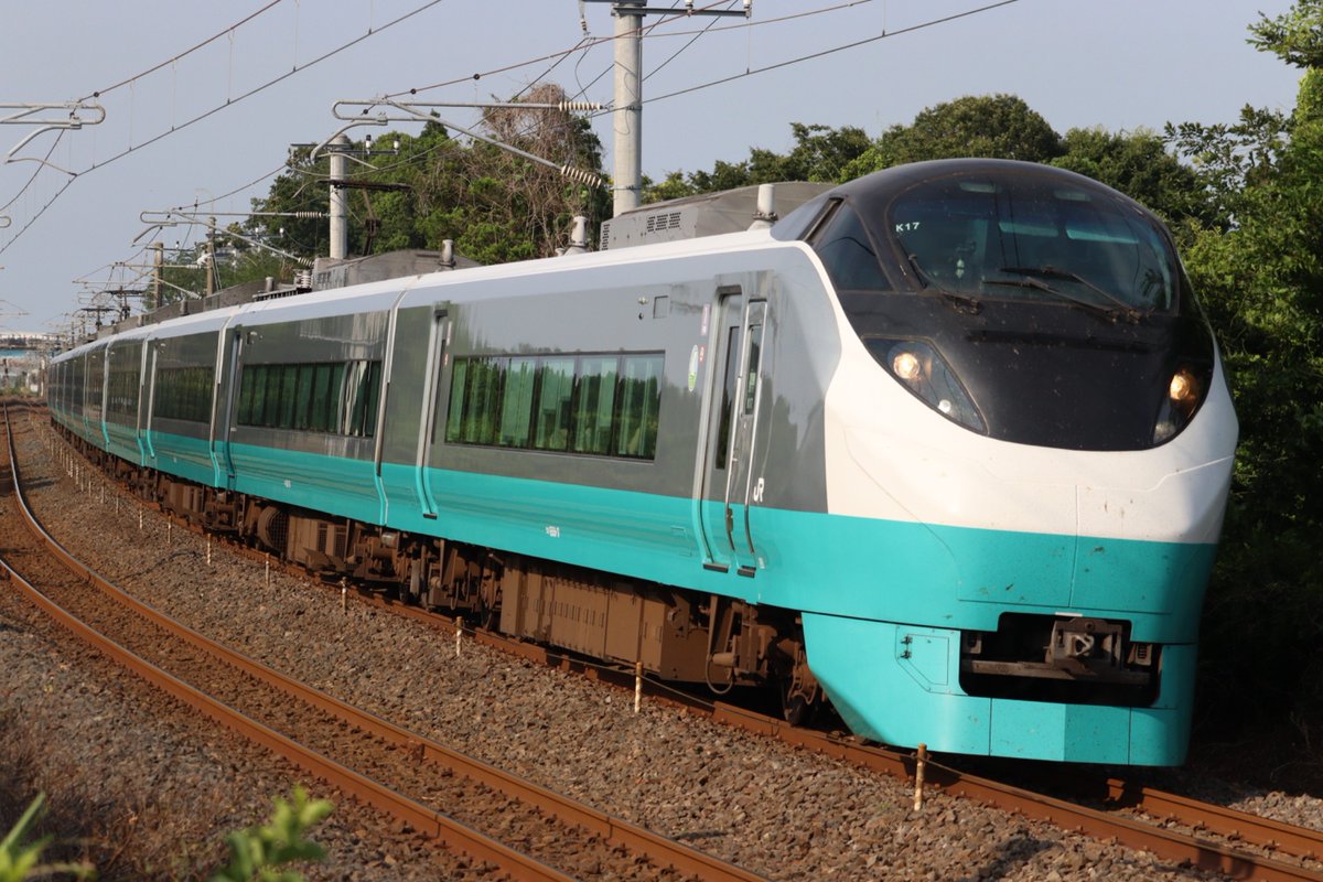 hiperlongcat1's tweet photo. 25.06.29(日)
@ 東海～佐和
20M E657系 K17編成
678M E531系 K480編成
22M E657系 K2編成
560M E501系 K701編成

グリーンレイク目当てで。お会いした方お疲れ様でした。 https://t.co/KzCxQsPtur