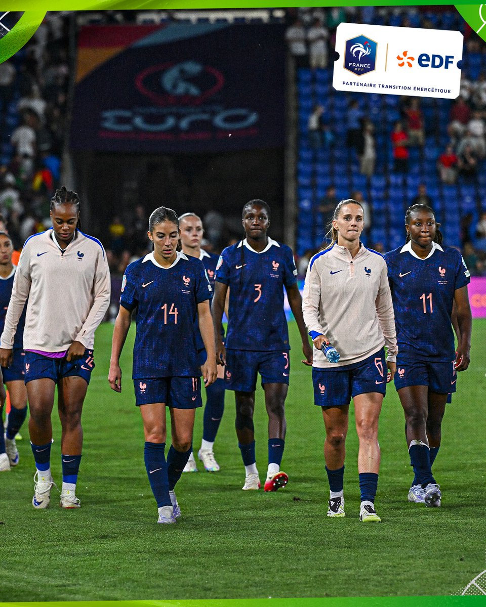 EDF_Foot's tweet image. Larmes et tristesse 😔
📸 Fin de parcours pour les Bleues en ¼ de finale. #FRAALL #EDFFoot #DLDDec