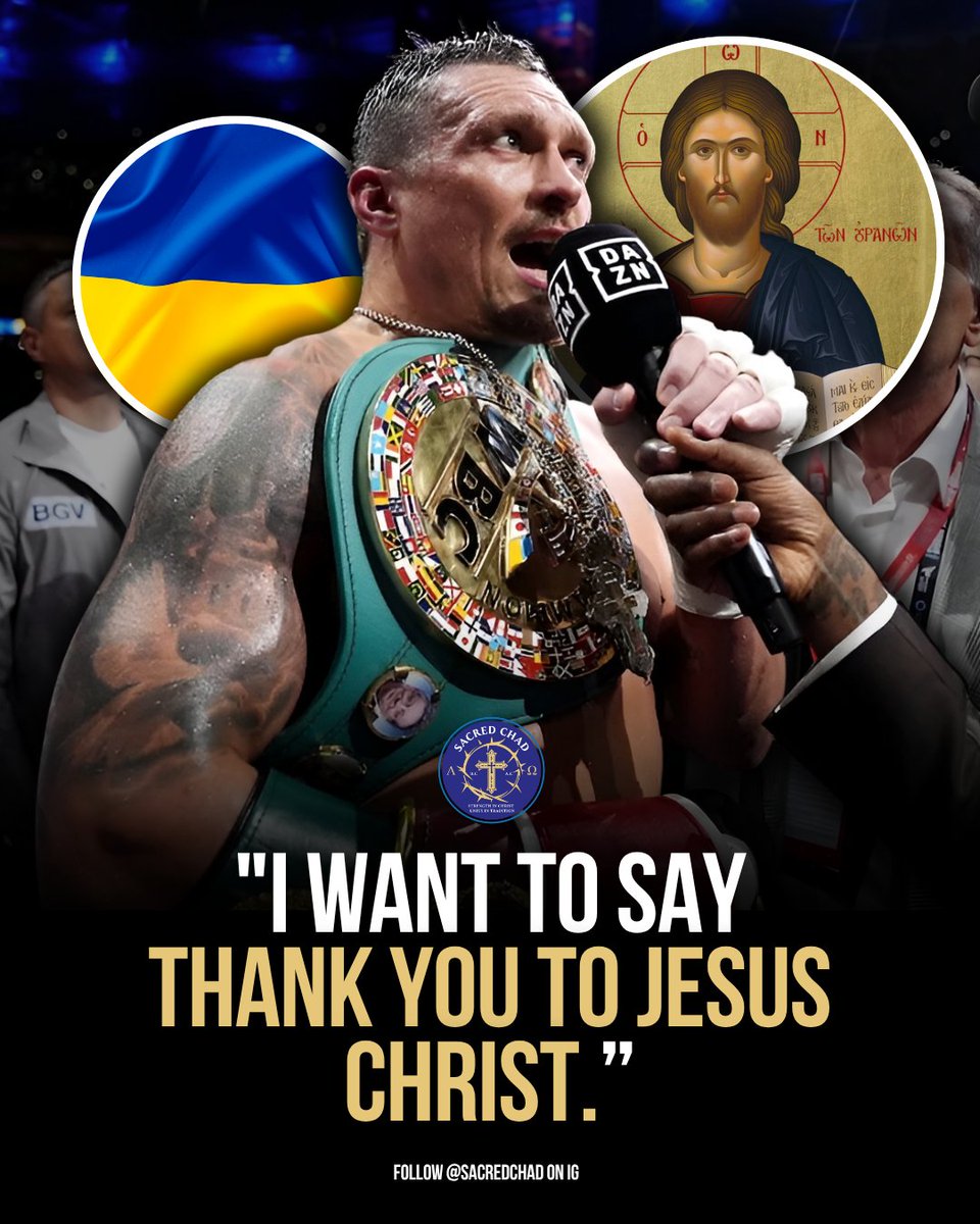 Common Usyk W! Christ is Lord!