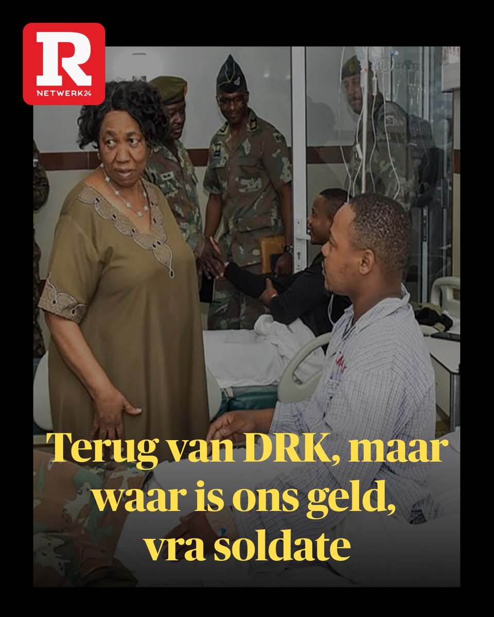 RapportSA's tweet image. Die Suid-Afrikaanse soldate wat hul lewe maande lank in die Demokratiese Republiek die Kongo (DRK) gewaag het, is terug op tuisbodem in ’n nuwe veldslag gewikkel – teen hul eie werkgewer.
Lees meer deur die skakel in ons bio.