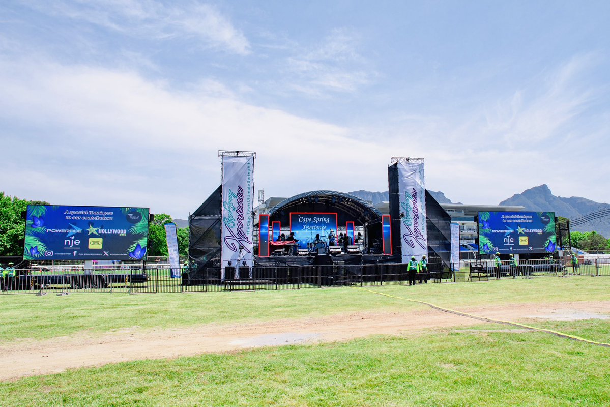 ThikhoEventsZA_'s tweet image. 🌸 THE BIGGEST SPRING FESTIVAL IN CAPE TOWN RETURNS! 🌸 Cape Spring X is back on 25 October 2025! Bigger, louder, and warmer than ever! 🔥🎶
Tell your crew. Plan the looks. Book your cooler box. Let’s meet at Kenilworth Racecourse for the ultimate spring celebration!
🎟️ Tickets…