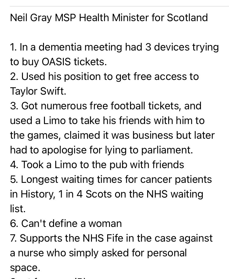 Lady TG (@lady8642) on Twitter photo This is Neil, currently supporting the NHS Fife, against a nurse who simply asked for personal space? The Nurse was suspended. Neil on the other hand has <a href="/JohnSwinney/">John Swinney</a>'s full support like Matheson before him. The nurse was suspended Limo Neil still in his job with no consequences? This is Neil, currently supporting the NHS Fife, against a nurse who simply asked for personal space? The Nurse was suspended. Neil on the other hand has <a href="/JohnSwinney/">John Swinney</a>'s full support like Matheson before him. The nurse was suspended Limo Neil still in his job with no consequences?