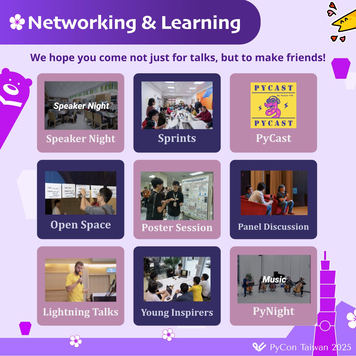 PyConTW's tweet image. 📅 Sept 5-7, Taipei New Horizon
🎫 Tickets: lihi.cc/snfQr
📋 Program: lihi.cc/vAqCx
#PyConTW2025 #PythonCommunity #Highlights