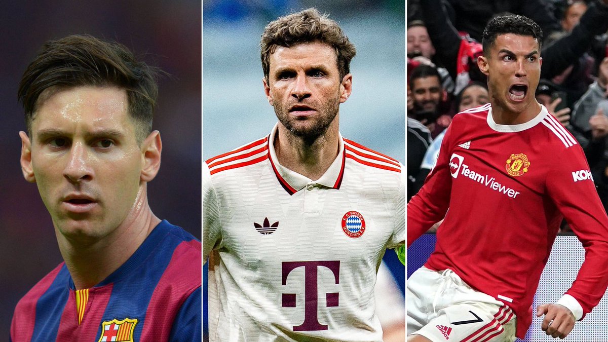 rawfcb's tweet image. playing styles in football are so diverse. you have the natural genius like Messi, the pure dedication and drive of Ronaldo, and then the incredible game intelligence like Müller. all champions, all different paths to greatness.
