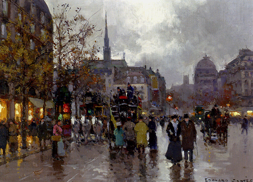 ArtistCortes's tweet image. View of the Street Rivoli and Notre Dame wikiart.org/en/edouard-cor…