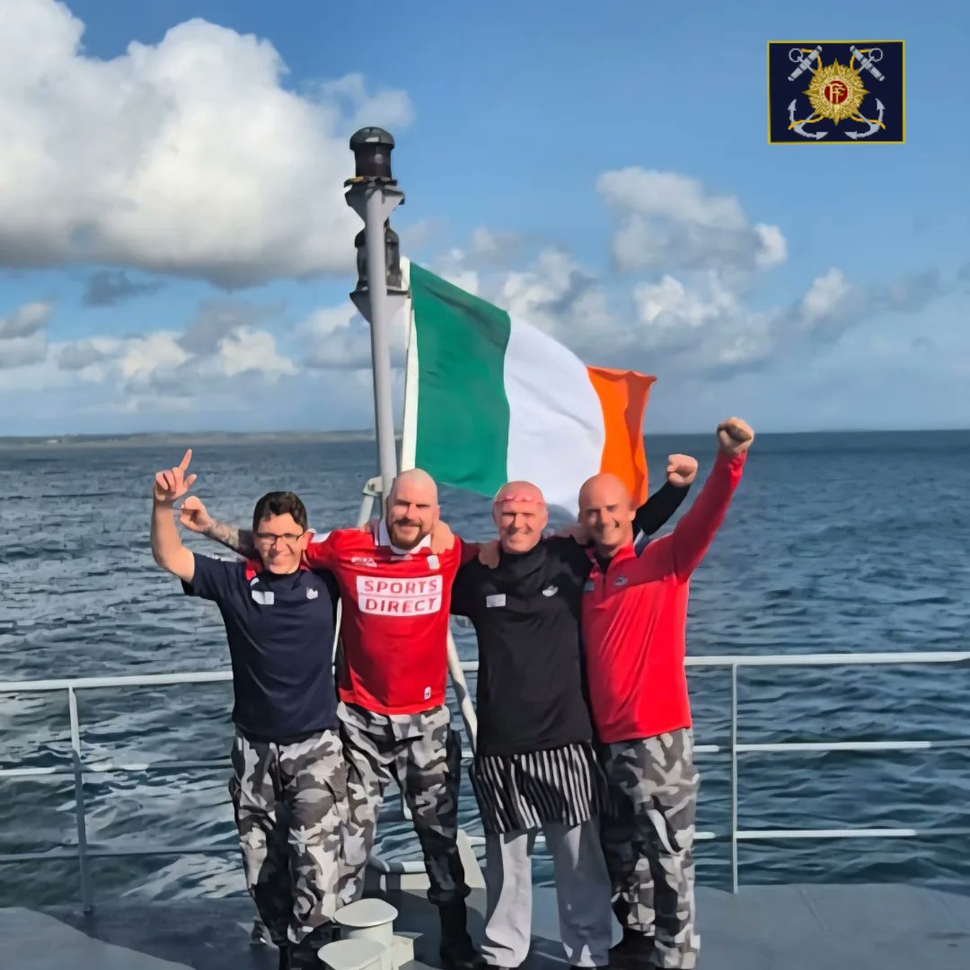naval_service's tweet image. All-Ireland Final 🇮🇪 Spirits are high at sea!
⚓ Cork vs Tipp always stirs good-natured rivalry aboard our ships 🏑😉
Pride’s on the line, but win or lose, we’re one crew under one flag.
Best of luck to both sides!
#AllIrelandFinal #CorkVsTipp #OneCrewManyCounties #GAA #Navy