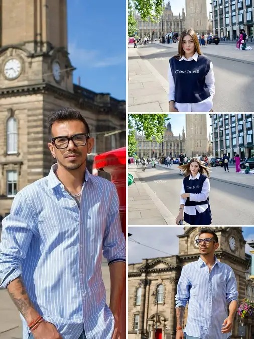 Some where in uk our Yuji bhai and successful RJ Mahvash
#yuzichahal #RJMahvash