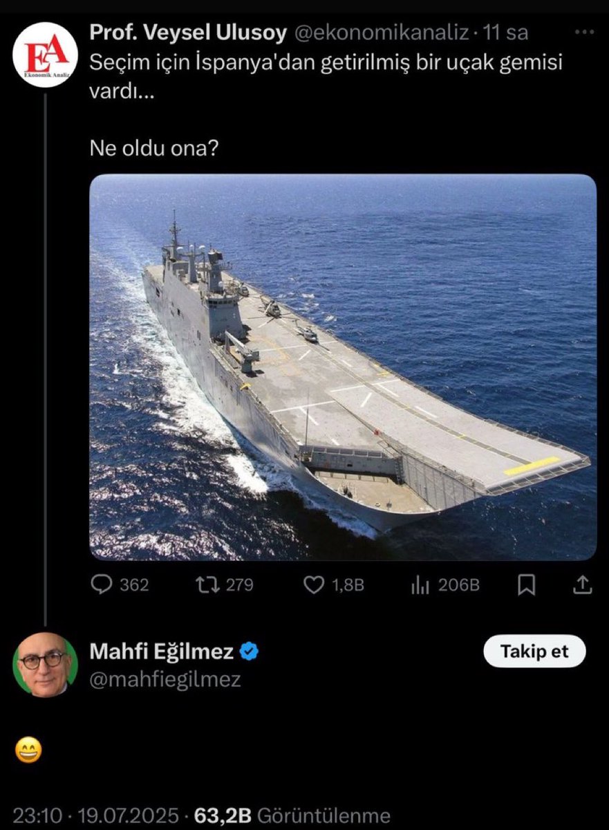 Türkiye’deki cahillik seviyesi.

Veysel Ulusoy: Ekrem İmamoğlu’nun fonlamasıyla ENAG’ı kurdu enflasyon hesaplıyor.

Mahfi Eğilmez: Ekonomist, insanlara iktisattan ekonomiden bahsediyor.