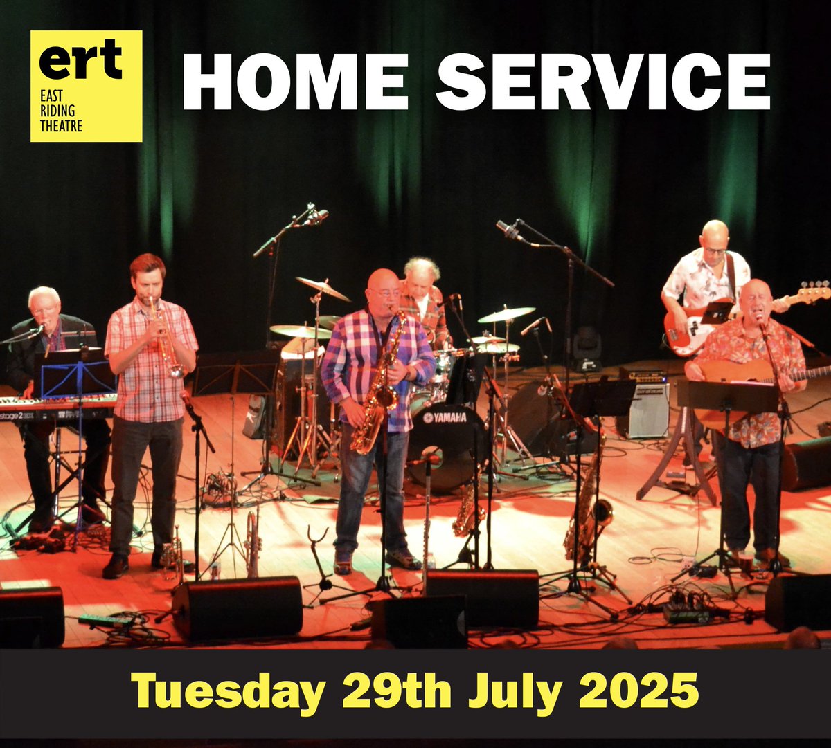 THIS IS A GIG YOU SHOULD NOT MISS…

HOME SERVICE

Tuesday 29th July

Touring their new album “A Live Transmission” with Bob Fox at the helm… Home Service blend tradition with pulsating folk rock &amp; trenchant brass, for an unmistakable sound

01482 874050
shorturl.at/ZrgSG
