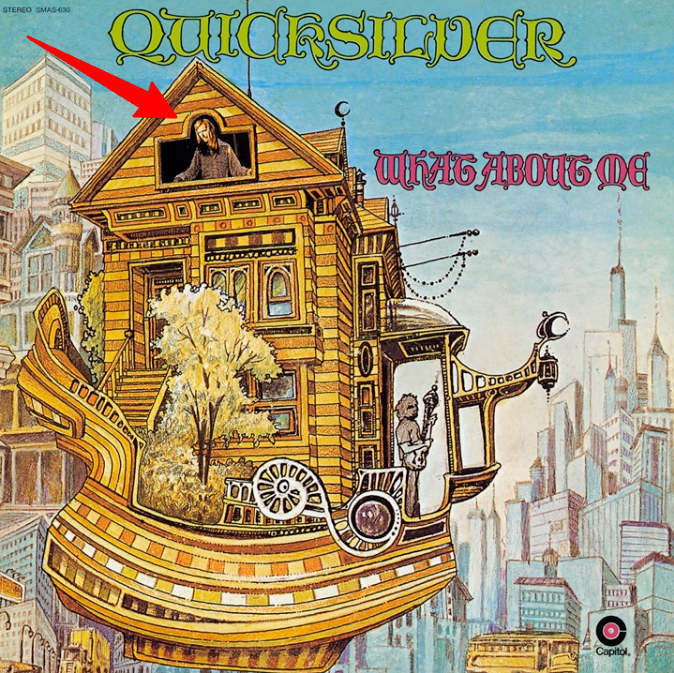 TheNickyHopkins's tweet photo. This guy that the red arrow is pointing to looks a bit like Nicky Hopkins. Do you think the artist, Michael Cantrell, meant it to be Nicky? #QMS #QuicksilverMessengerService https://t.co/mmZWx0XcH3
