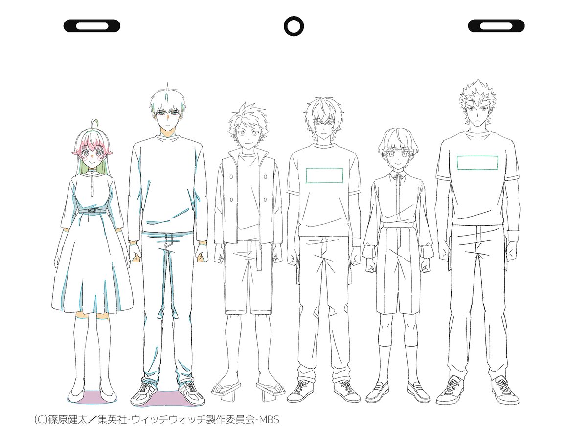 kaisyu_man's tweet image. ウィッチウォッチ16話お疲れ様でした!OPも少し変わってウルフ追加されました~ というわけでダンス用の対比表乙木家verです といってもウルフは私がV編3日前にウルフいりますよね!?と言い出してねじ込んだため、自分で原画も描いのでただの自分用参考なんですが笑