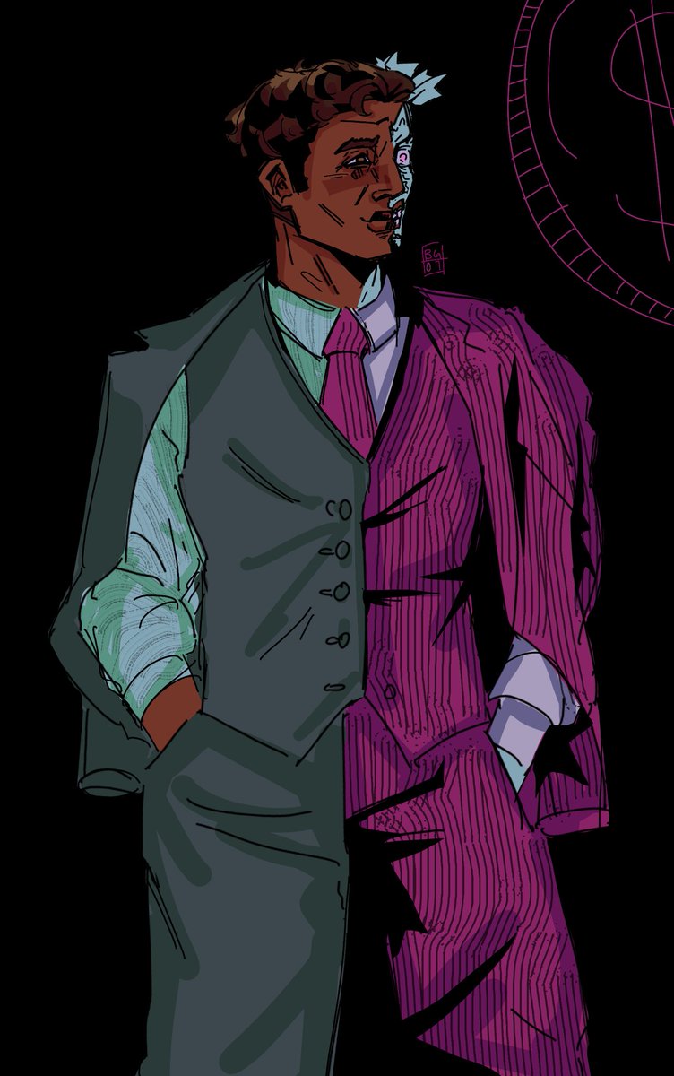 boostergold07's tweet image. harvey for zoe for @dcforgaza ! #twoface #dccomics