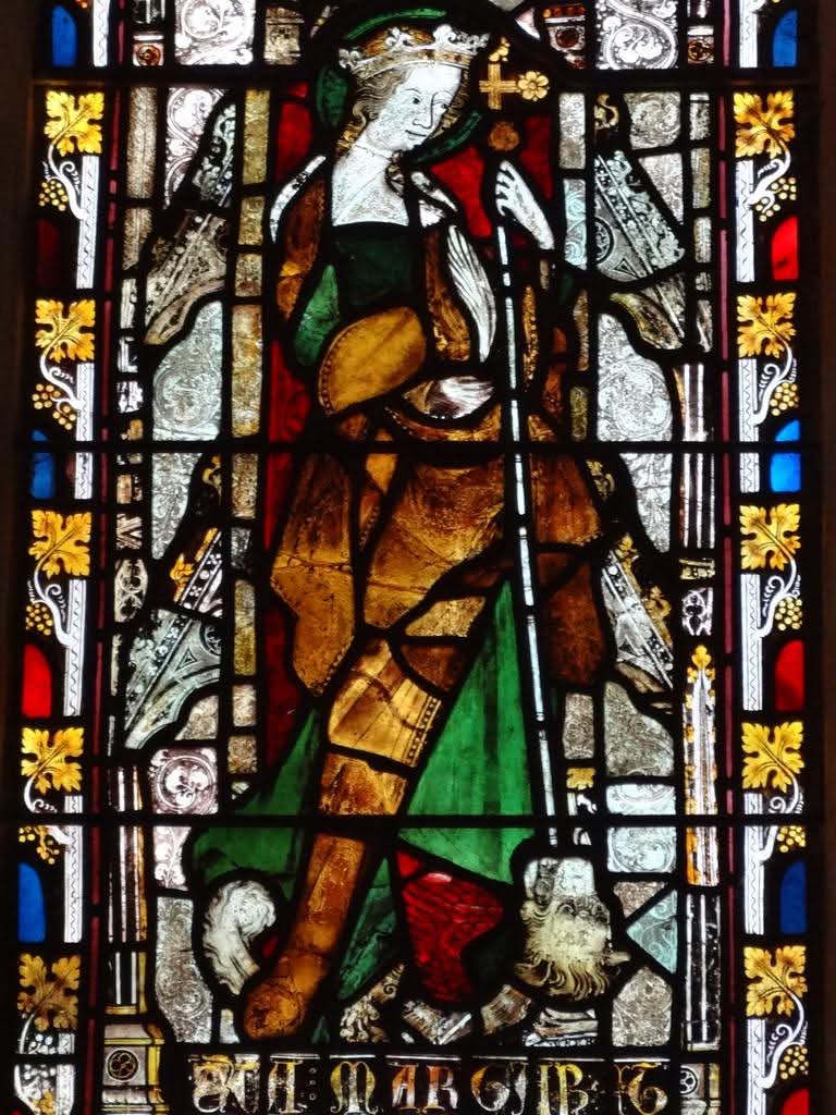 domestic_danger's tweet image. Today is the feast day of St Margaret of Antioch, variously credited with yelling at the devil so loudly he fled, gutting a dragon from the inside with her cross, and smacking Beelzebub with a hammer. This year's motto: Be More Margaret 🔨