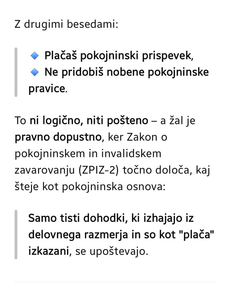 Brina ❤️🇸🇮❤️🍀 🇺🇦✌️🇮🇱🍀 (@brina91396005) on Twitter photo Kako država krade nam, ki plačujemo vse prispevke, da lahko izplačuje pokojnine privilegiranim. To se je zgodilo meni osebno in komu..
Ivan Simič, <a href="/JJansaSDS/">Janez Janša</a>, <a href="/PS_SDS/">Poslanska skupina SDS</a> a je kakšen namen urediti ta zakonski ne smisel in krivico ❓️ Kako država krade nam, ki plačujemo vse prispevke, da lahko izplačuje pokojnine privilegiranim. To se je zgodilo meni osebno in komu..
Ivan Simič, <a href="/JJansaSDS/">Janez Janša</a>, <a href="/PS_SDS/">Poslanska skupina SDS</a> a je kakšen namen urediti ta zakonski ne smisel in krivico ❓️