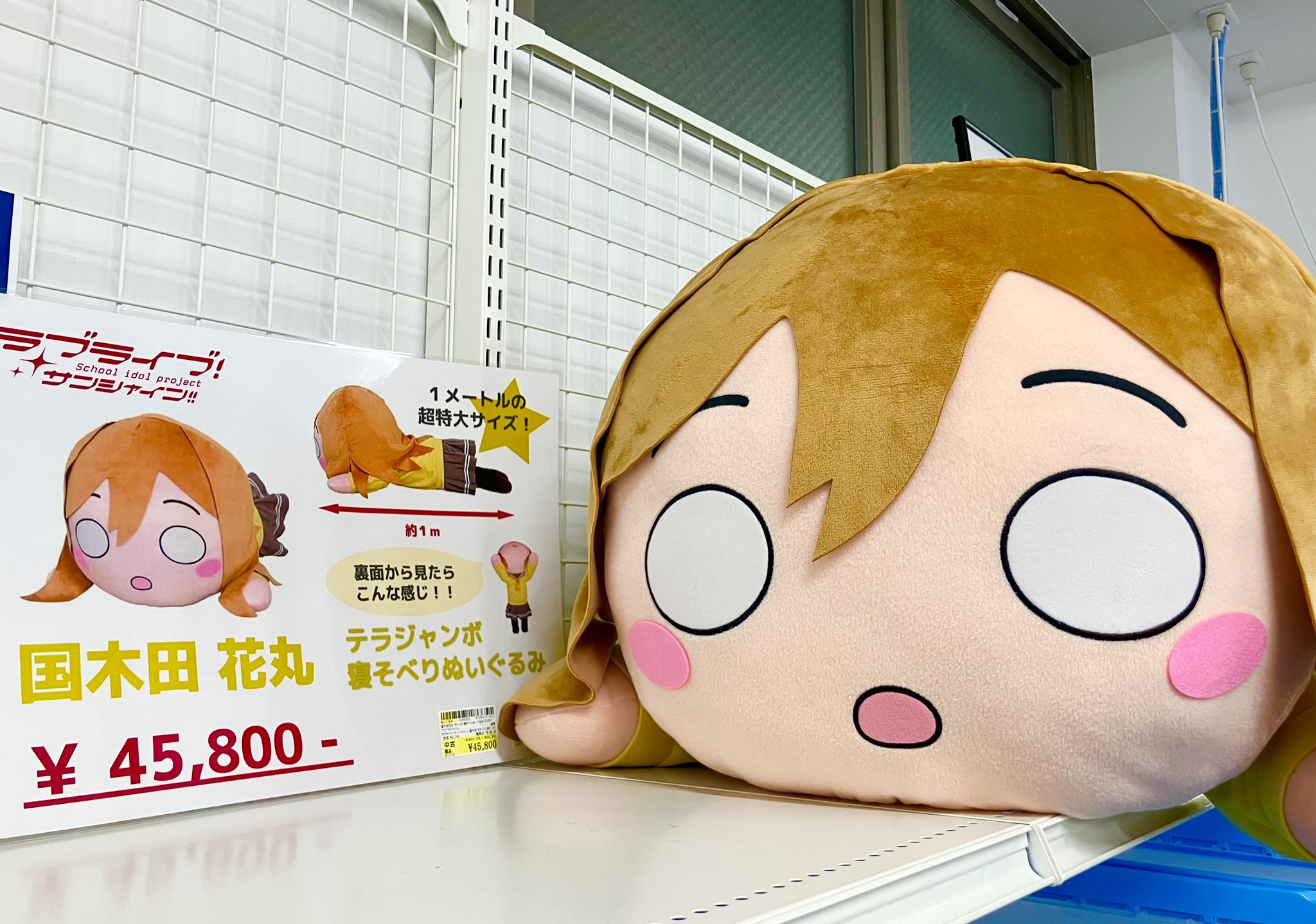 国木田花丸 テラジャンボ寝そべりぬいぐるみ 駿河屋 松山大街道店 on X: 