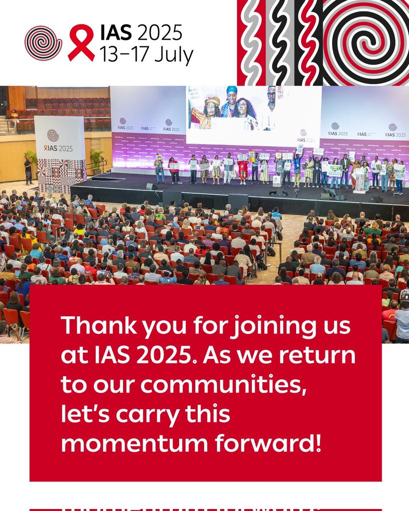Grateful for the opportunity to volunteer at #IAS2025!  I gained deep insights into cutting-edge advances in HIV and I'm committed to using this knowledge to impact my community. 🙌
Huge thanks to <a href="/iasociety/">IAS - the International AIDS Society</a> for empowering youth-driven solutions! #YouthInAction #HIVPrevention