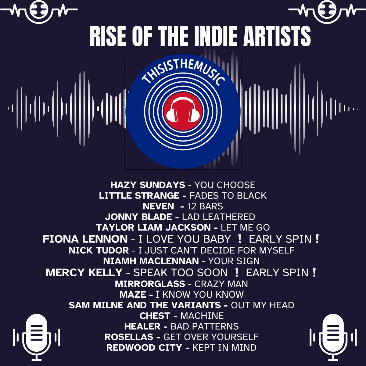 ThisIsTheMusic_ (@thisisthemusic2) on Twitter photo Latest show is out now!
<a href="/HazySundaysband/">Hazy Sundays</a> <a href="/lttlstrangeband/">Little Strange</a> NEVEN <a href="/JonnyBladeMusic/">JonnyBladeMusic</a> Taylor Liam Jackson <a href="/fiona_lennon/">Fiona Lennon</a> Nick Tudor Niamh Maclennan <a href="/MercyKelly_Band/">MERCY KELLY</a> MirrorGlass <a href="/mazeukmusic/">MAZE</a> <a href="/sam_millne/">Sam Millne</a> <a href="/ChestBand/">Chest</a> <a href="/thisishealerUK/">HEALER</a> <a href="/RosellasBand/">Rosellas</a> Redwood City
mixcloud.com/ThisIsTheMusic… Latest show is out now!
<a href="/HazySundaysband/">Hazy Sundays</a> <a href="/lttlstrangeband/">Little Strange</a> NEVEN <a href="/JonnyBladeMusic/">JonnyBladeMusic</a> Taylor Liam Jackson <a href="/fiona_lennon/">Fiona Lennon</a> Nick Tudor Niamh Maclennan <a href="/MercyKelly_Band/">MERCY KELLY</a> MirrorGlass <a href="/mazeukmusic/">MAZE</a> <a href="/sam_millne/">Sam Millne</a> <a href="/ChestBand/">Chest</a> <a href="/thisishealerUK/">HEALER</a> <a href="/RosellasBand/">Rosellas</a> Redwood City
mixcloud.com/ThisIsTheMusic…