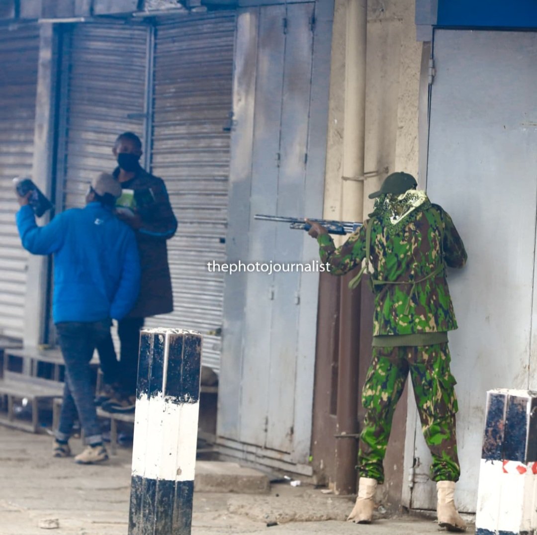 Instead of going to fight the terrorists who recently killed KDF officers in Lamu, guess who they kill instead ?

#KenyaTerrorismNow