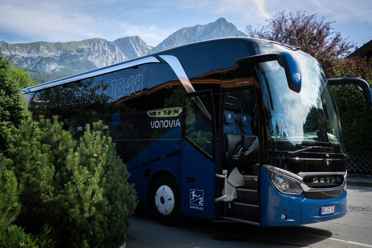 VfLBochum1848EN's tweet photo. The fellas are on their way back to Bochum! Thank you to Wilder Kaiser for hosting us in Scheffau, we had a blast! 🤝
#VfLinScheffau https://t.co/IRIcXh92yl