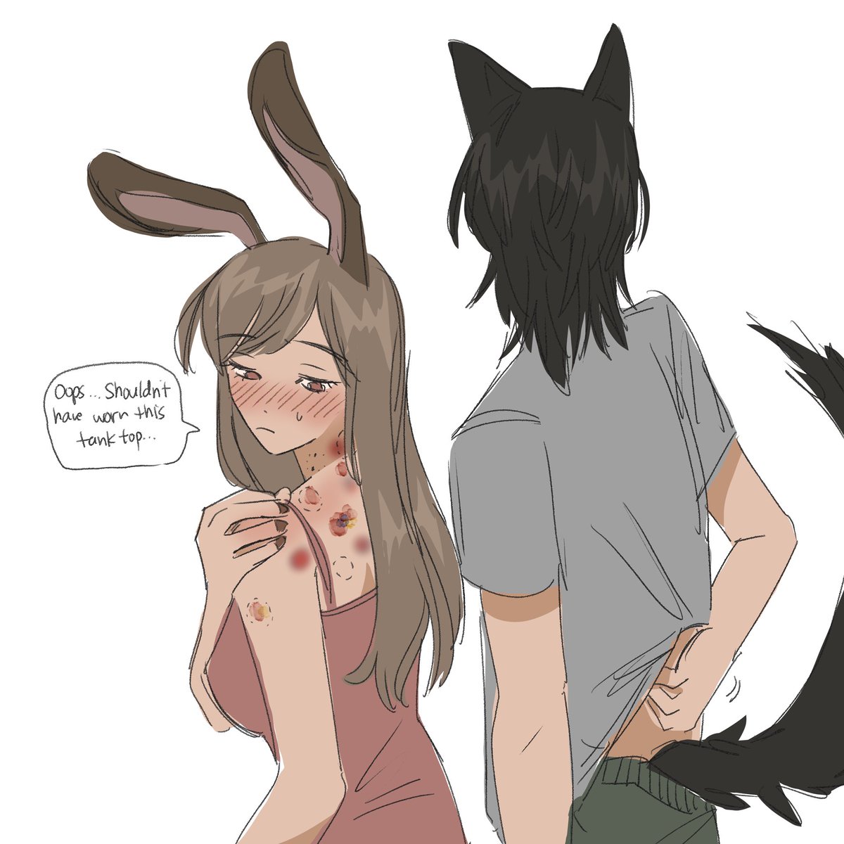 Wolf and bunny Yuri