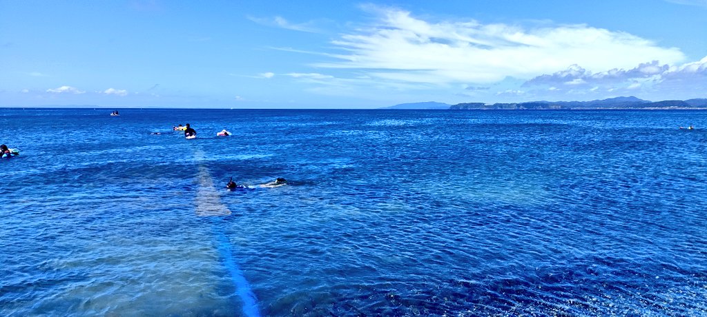 メッチャキレイな海でした😍
魚も沢山泳いでたケド、網で捕らえられたのは稚魚だけですた🐟
釣りとかしたいな〜