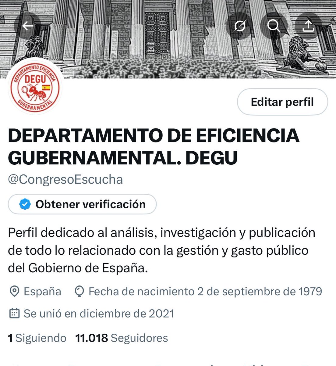 🔴 El D.E.GU ya va por 11K seguidores.
Gracias a todos. ¡¡Seguimos!!