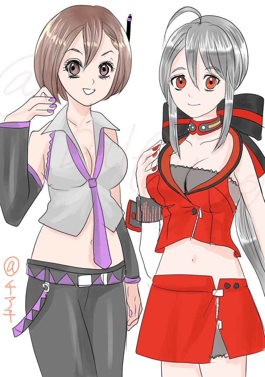 balfauce01's tweet image. モジュール交換弱音ハクとMEIKO
＃弱音ハク　＃MEIKO