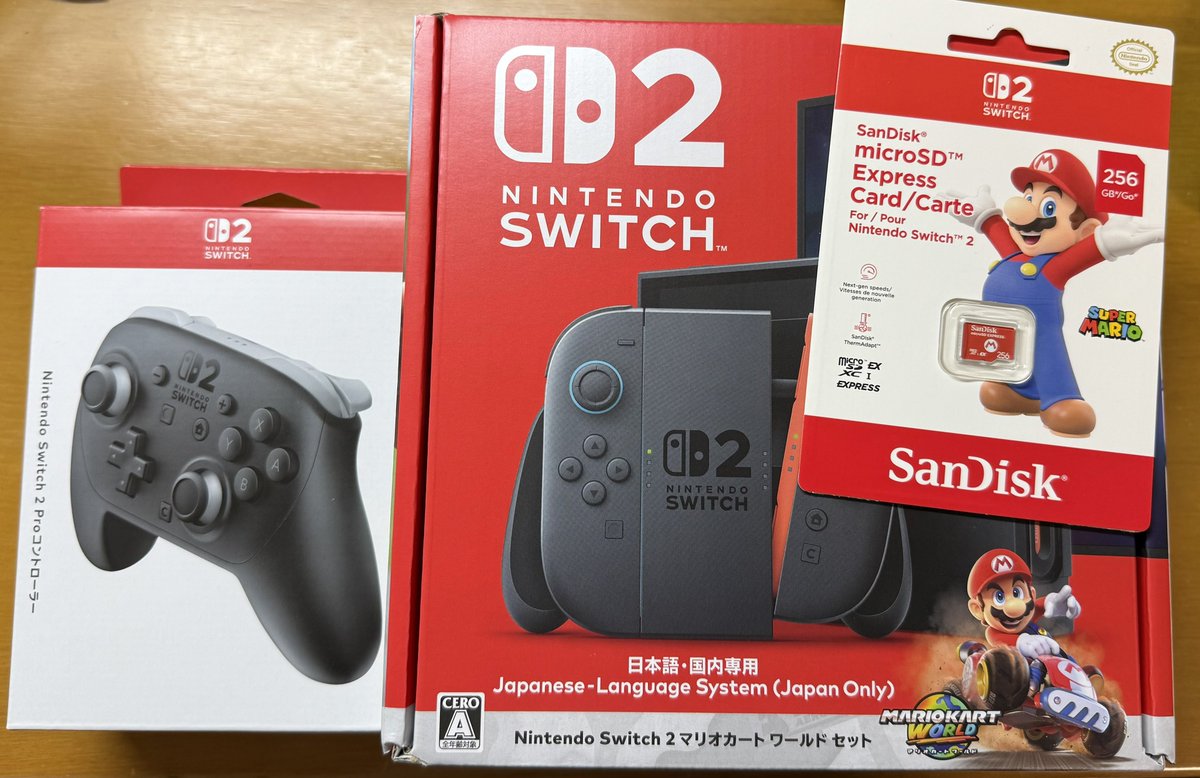 YORUMASSY's tweet photo. Switch2買えた👍 https://t.co/lweMeh9n7C