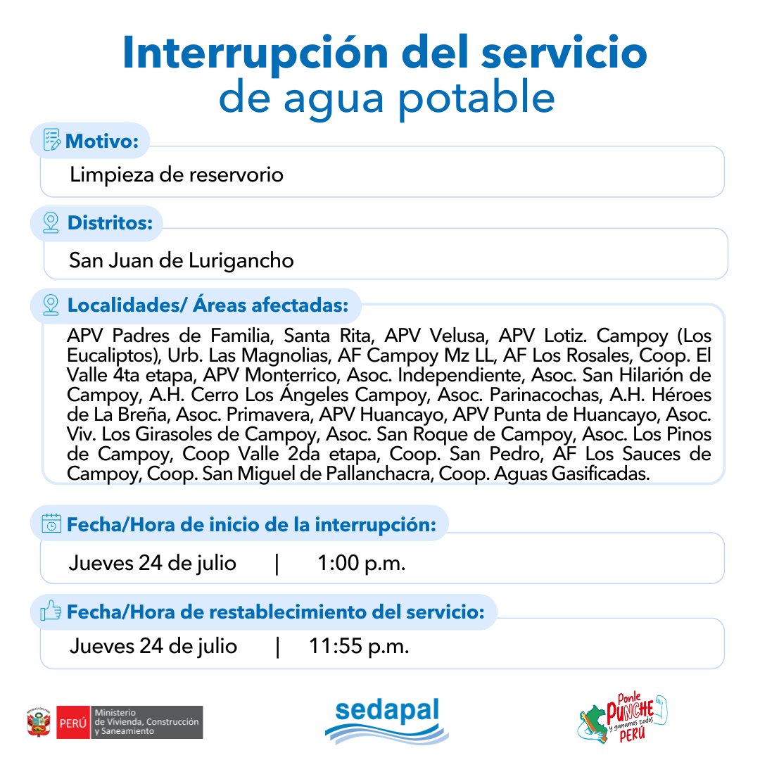SedapalOficial tweet media